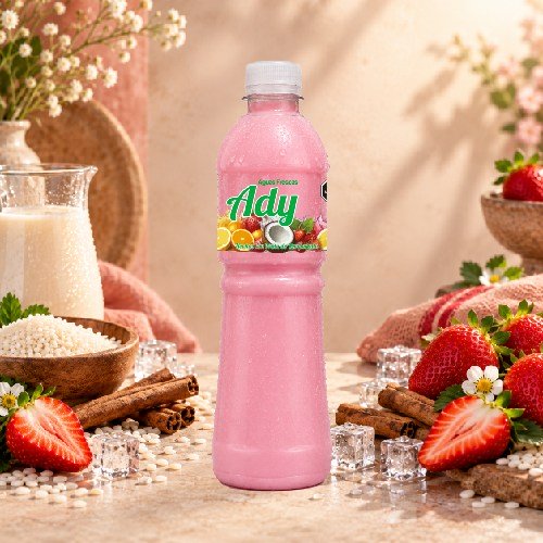 Agua Fresca Ady sabor Horchata Fresa